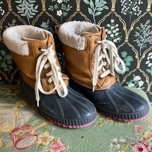 Gap Girls Thinsulate Snow Boots Shearling Top